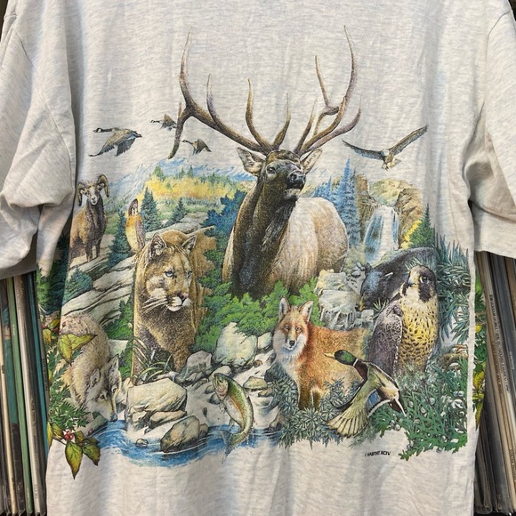 🦌 Classic Vintage Wilderness / Deer / Fox Tee 🦌 - Picture 6 of 6
